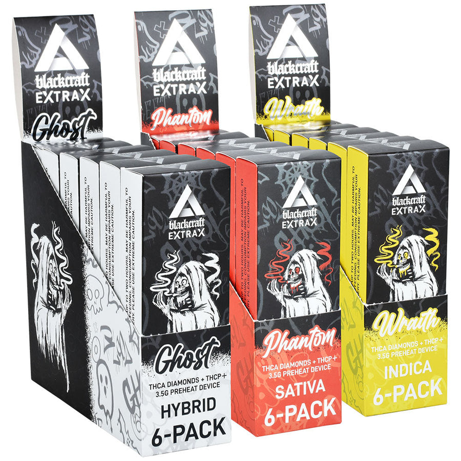 BlackCraft Extrax THCA Diamonds + THCP Disposable | 3.5g | 6pc Display - Headshop.com