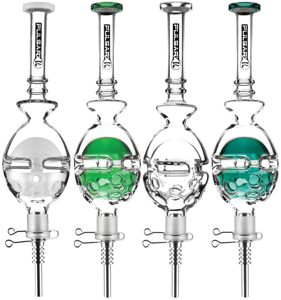 Pulsar Glass Egg Vapor Straw - 11" / 14mm F / Colors Vary - Headshop.com