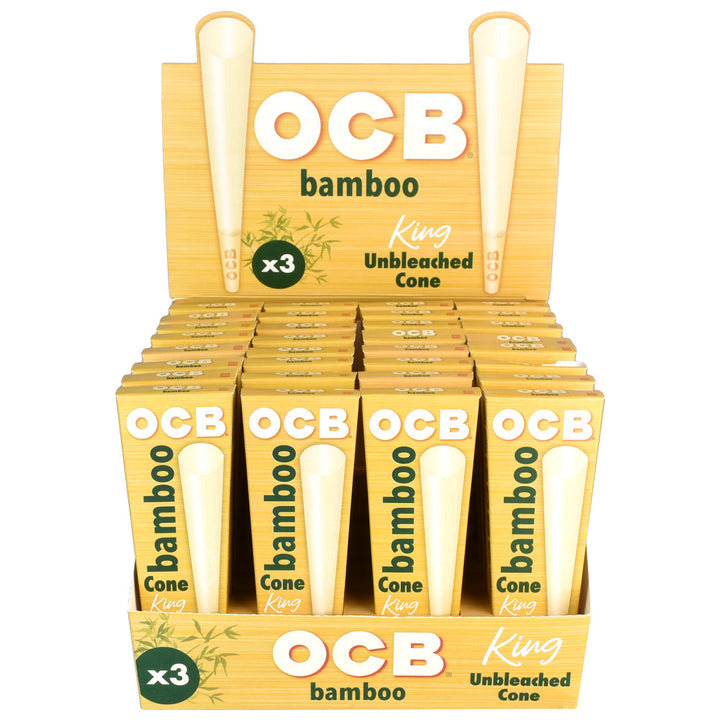 OCB Bamboo Unbleached Cones - Headshop.com