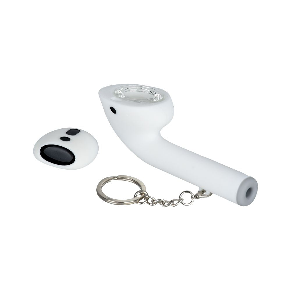 Ear Bud Silicone Hand Pipe - 4" - Headshop.com