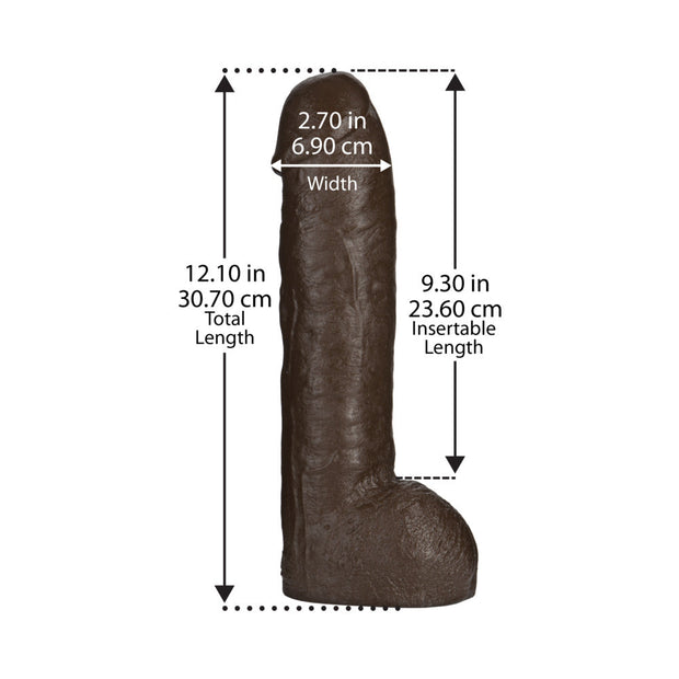 Vac-U-Lock - Realistic Hung Black - Headshop.com