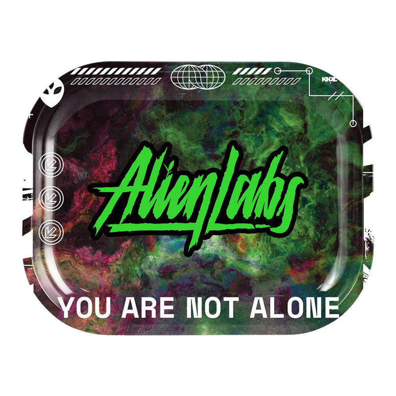 Alien Labs Metal Rolling Tray | You Are Not Alone - Headshop.com