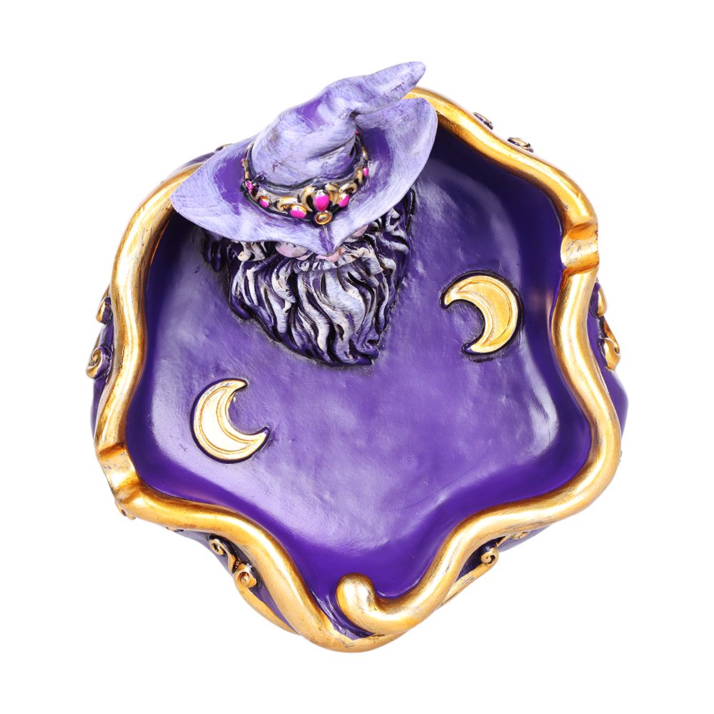 Moon Wizard Polyresin Ashtray - 5" x 4.8" - Headshop.com