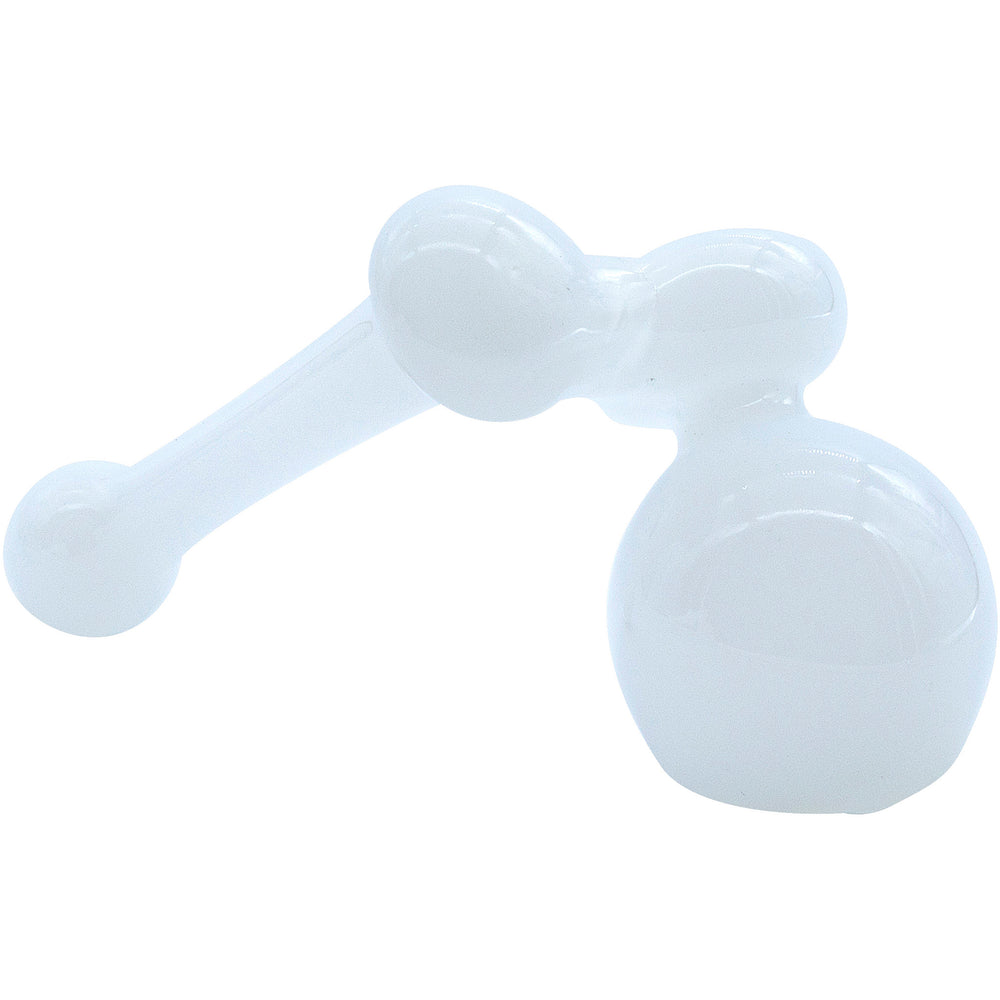 LA Pipes "Ivory Sidecar" Glass Sidecar Bubbler Pipe - Headshop.com