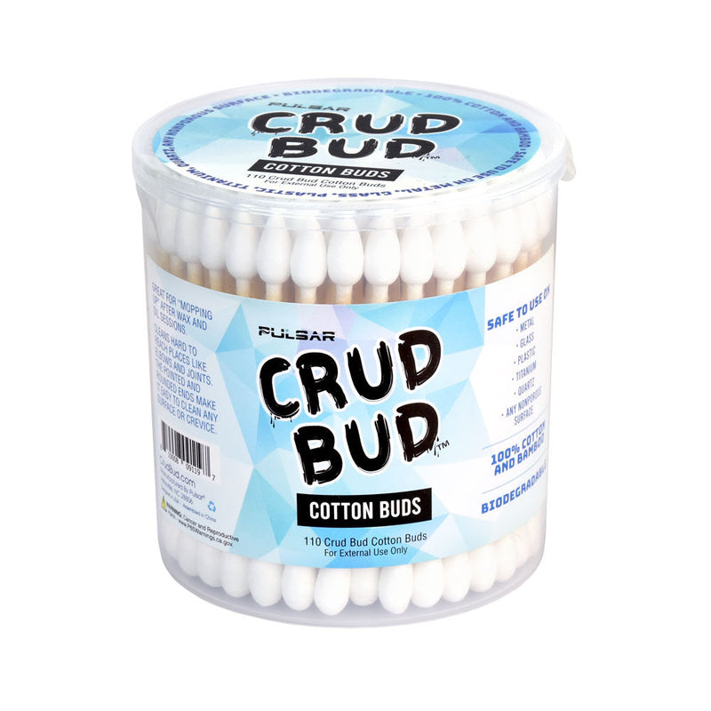 Pulsar Crud Bud Dual Tip Cotton Buds - 110PC 120 TUB MASTER CASE - - Headshop.com