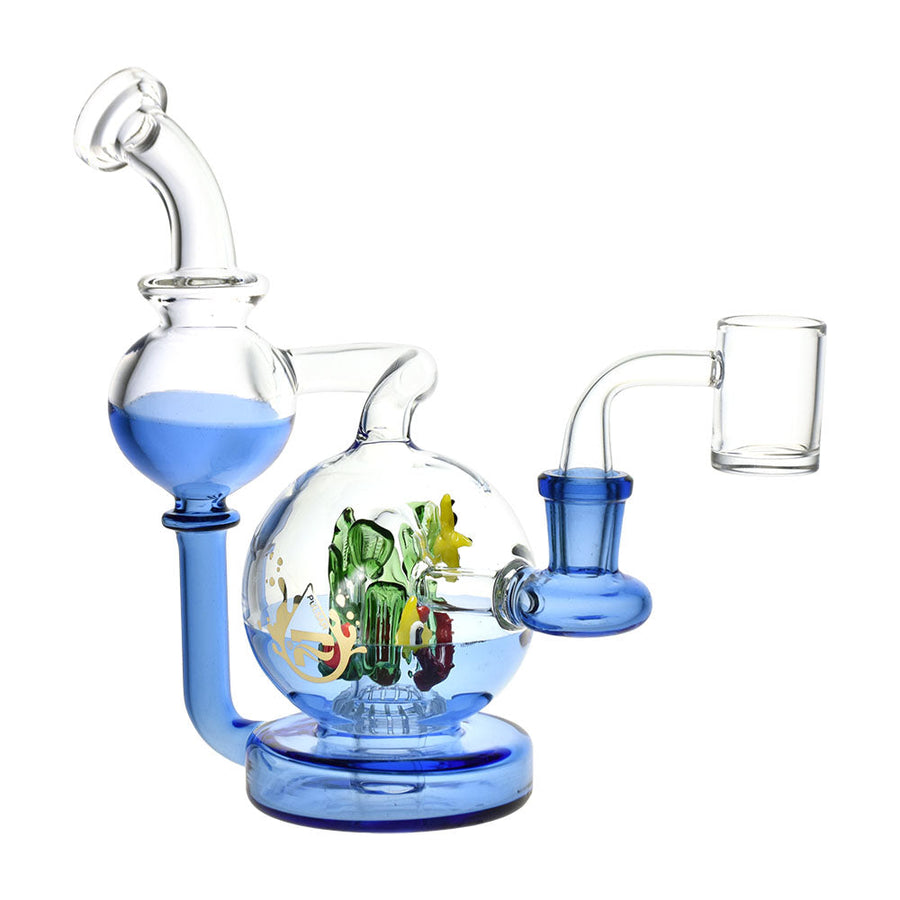 Pulsar Sea Globe Recycler Dab Rig - 7" / 14mm F - Headshop.com