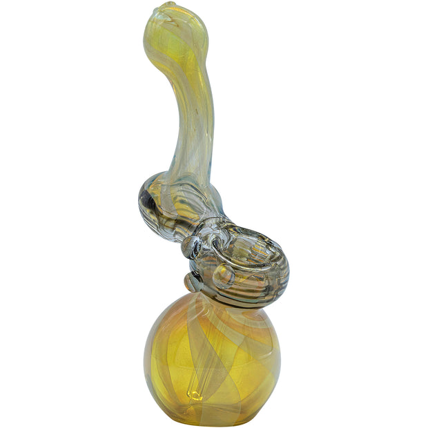LA Pipes "Rake Bubb" Fumed Sherlock Bubbler Pipe (Various Colors) - Headshop.com