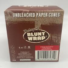 Blunt Wrap Unbleached Cones King Size 30 pc