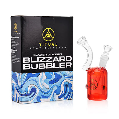 Ritual Smoke - Blizzard Bubbler - Red - Headshop.com
