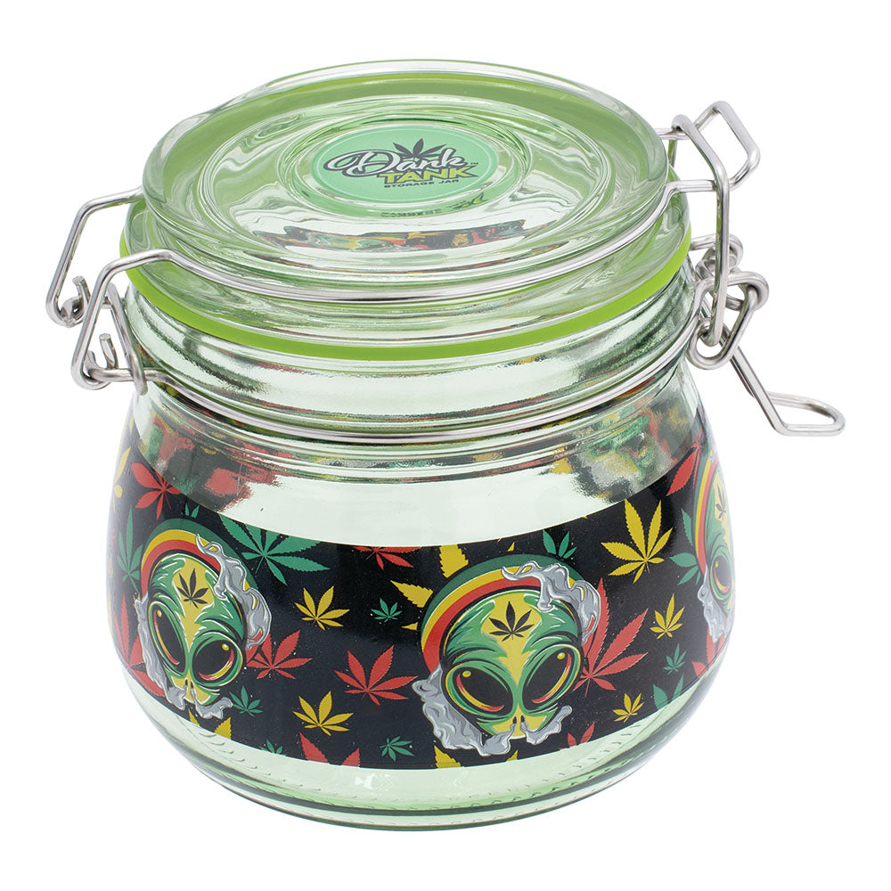 Fujima Dank Tank Stoned Alien Glass Jar - 500ml - Headshop.com