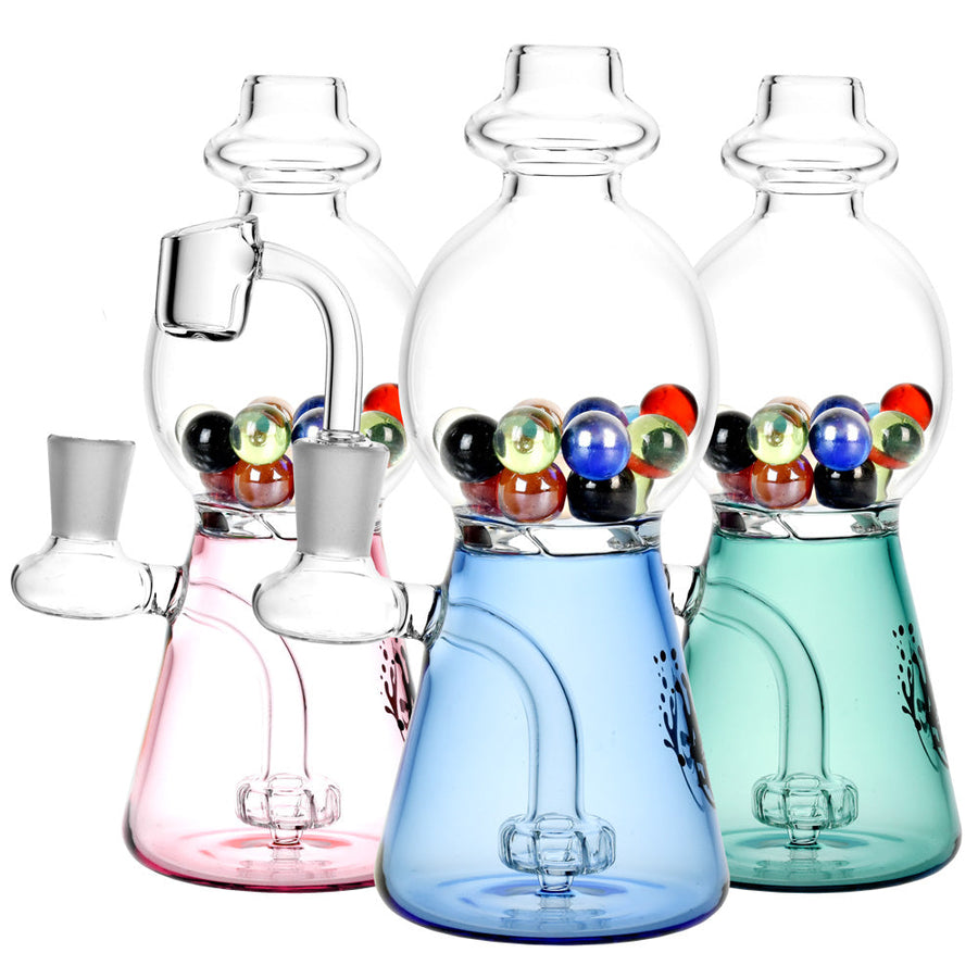 Pulsar Gumball Machine Rig - 7.5" / 14mm F / Colors Vary - Headshop.com