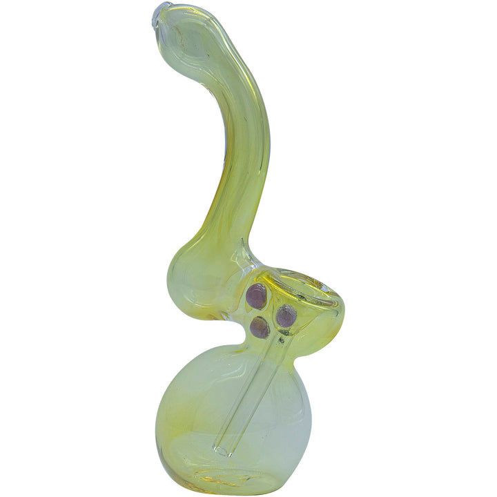 LA Pipes "Silver Sherlock" Fumed Sherlock Bubbler Pipe (Various Colors) - Headshop.com