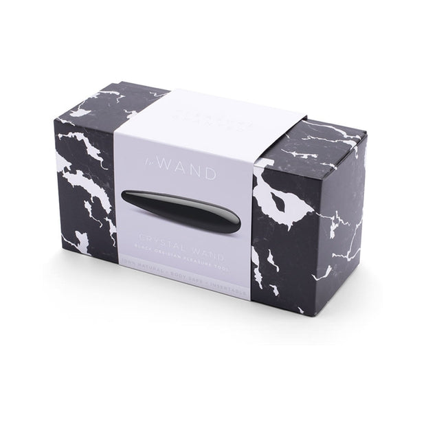 Le Wand Crystal Slim Wand Black Obsidian - Headshop.com