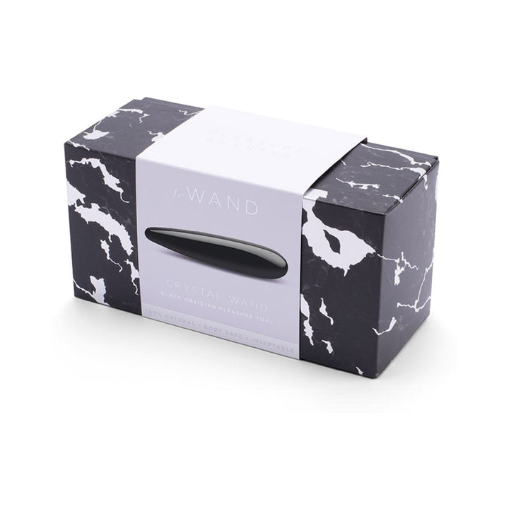 Le Wand Crystal Slim Wand Black Obsidian - Headshop.com