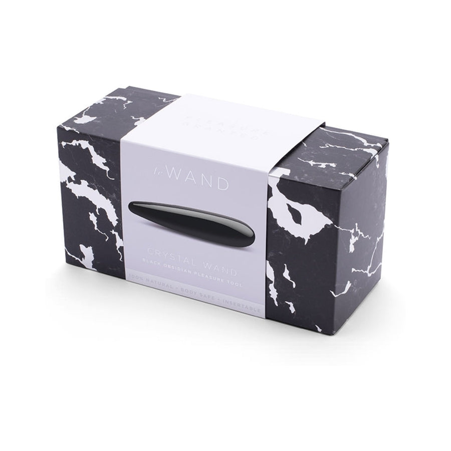 Le Wand Crystal Slim Wand Black Obsidian - Headshop.com