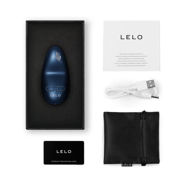 LELO NEA 3 Mini Silicone Vibrator Alien Blue - Headshop.com