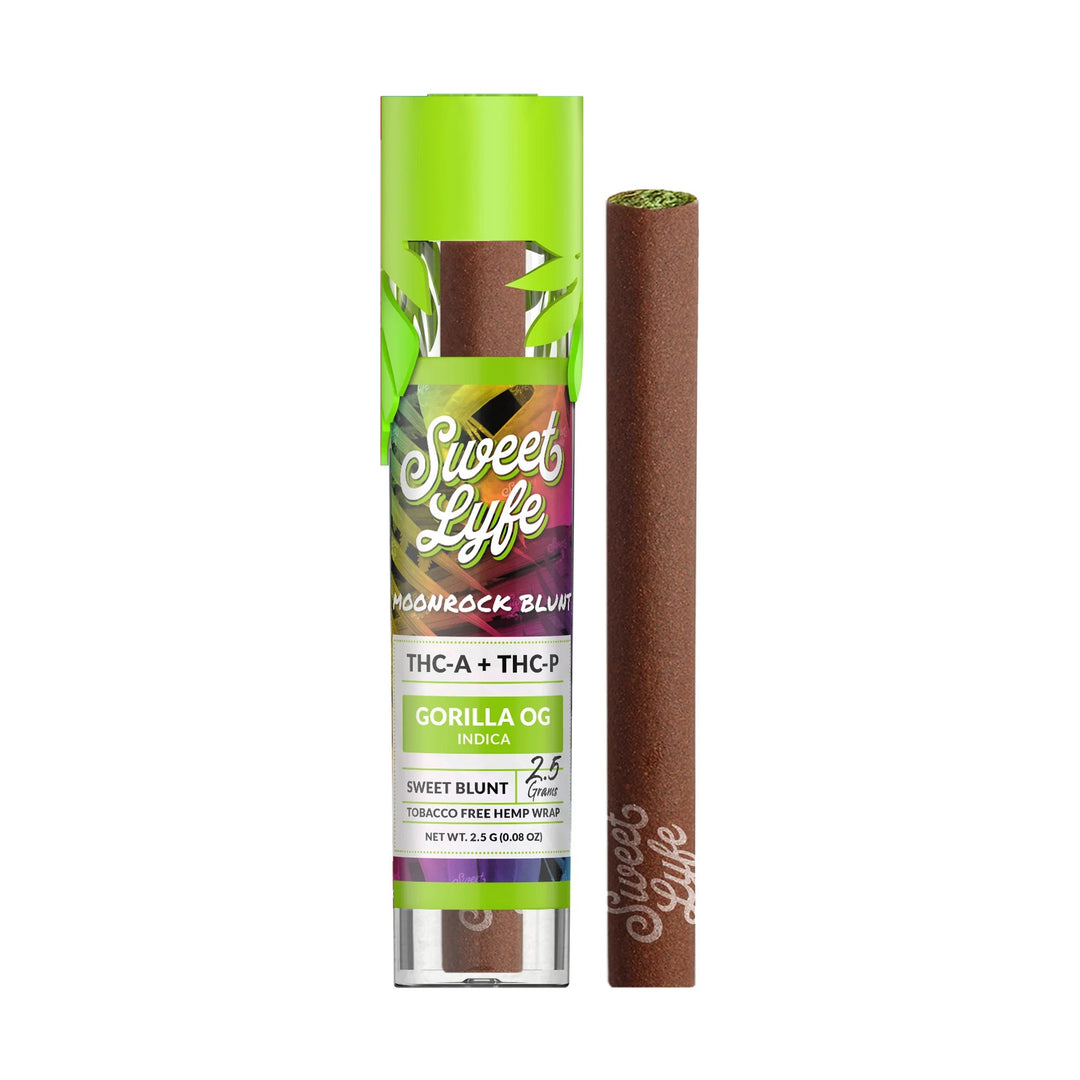 Sweet Lyfe Moonrock Blunt THCA+THCP - Gorilla OG - Indica - Headshop.com