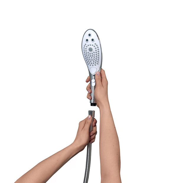 Womanizer Wave Shower Head Masturbator Chrome - Headshop.com