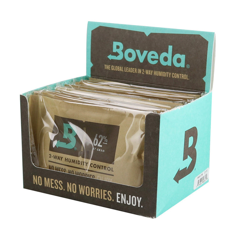 12PC DISPLAY - Boveda 2-Way Humidity Control - 62% / 67g - Headshop.com