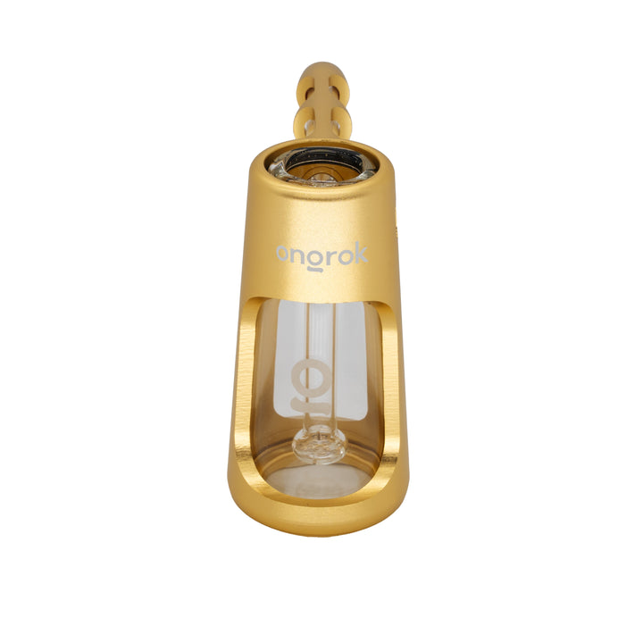 ONGROK Portable Glass Aluminum Bubbler Pipe - Headshop.com