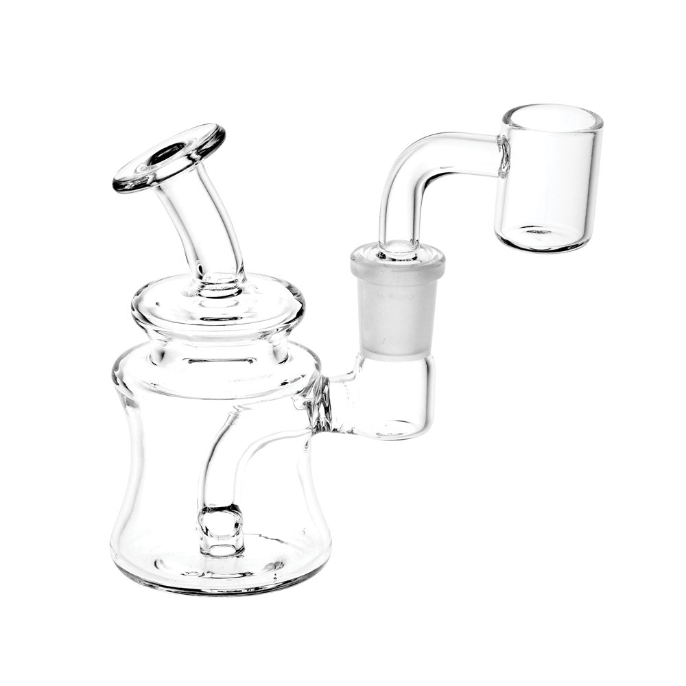 Clear Glass Mini Dab Rig - Headshop.com
