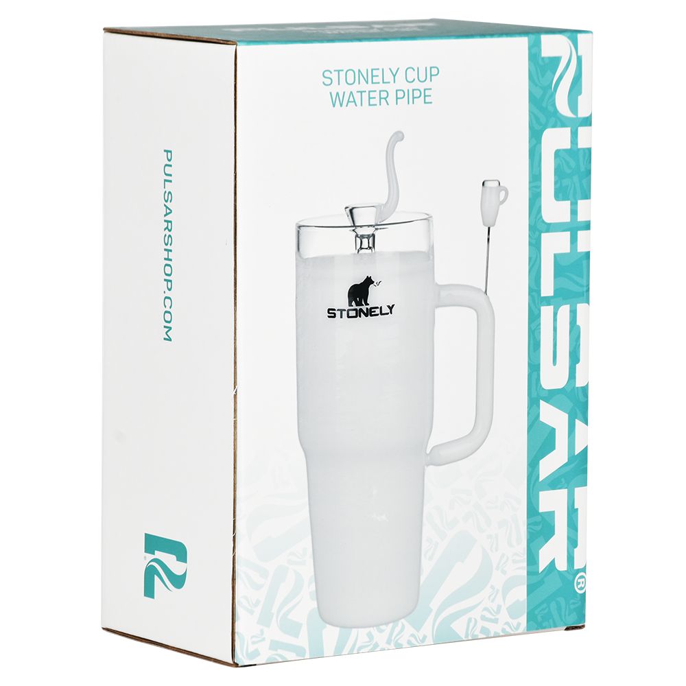 Pulsar Stonely Cup Glass Water Pipe | 8.5" | 14mm F - Headshop.com