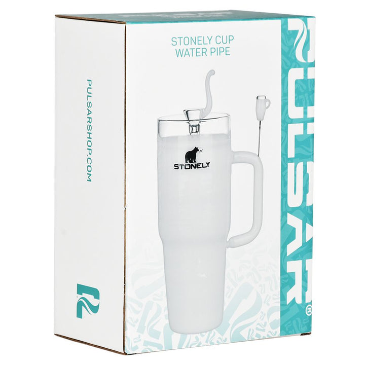 Pulsar Stonely Cup Glass Water Pipe | 8.5" | 14mm F - Headshop.com