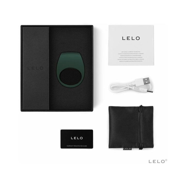 LELO TOR 2 Rechargeable Vibrating Cockring Green - Headshop.com