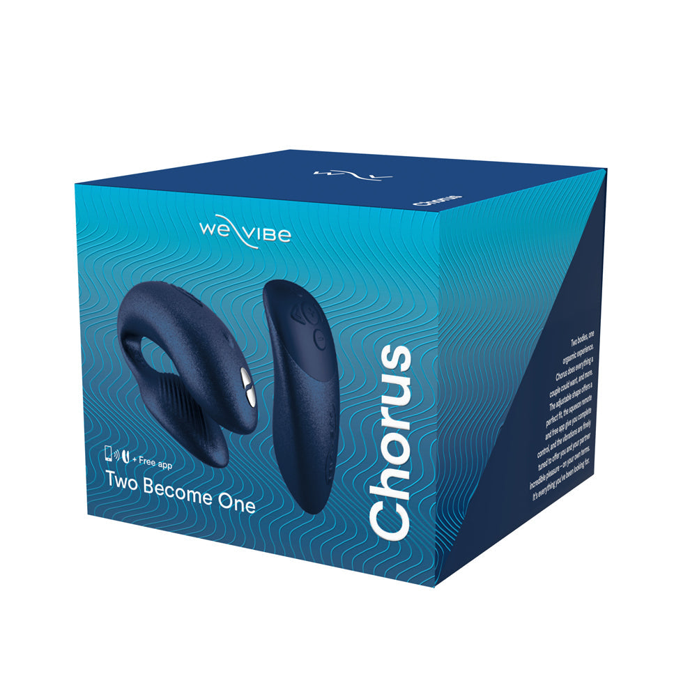 We-Vibe Chorus Rechargeable Remote-Controlled Silicone Couples Vibrator Cosmic Blue - Headshop.com