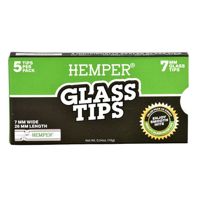 10PC DISPLAY - Hemper Glass Tips - 7mm / 5pk - Headshop.com