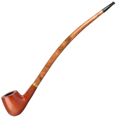 Pulsar Shire Pipes Apple Churchwarden Cherry Wood Tobacco Pipe - Headshop.com