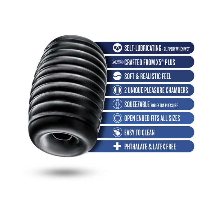 Rize Grasp Self-Lubricating Stroker Black - Headshop.com