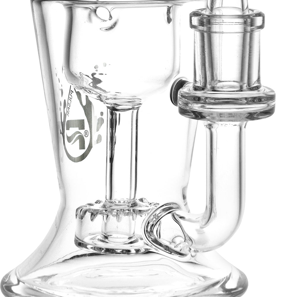 Pulsar Incycler Rig w/ Circ Perc - 6.75" / 14mm F / Clear - Headshop.com