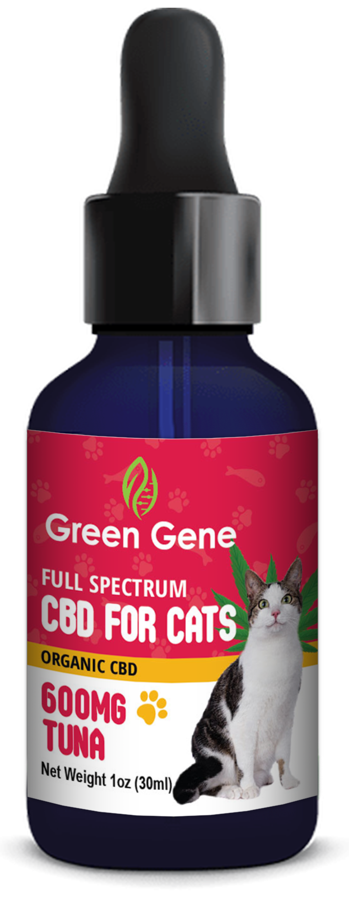Full Spectrum CBD Oil for Cats - Feline Wellness Formula (300MG - 600MG) - Headshop.com