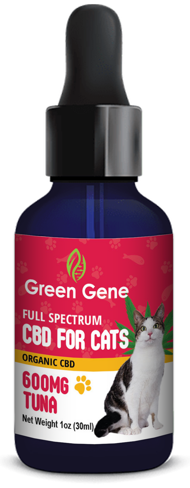 Full Spectrum CBD Oil for Cats - Feline Wellness Formula (300MG - 600MG) - Headshop.com