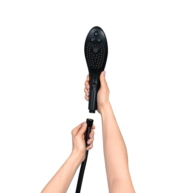 Womanizer Wave Shower Head Masturbator Black - Headshop.com