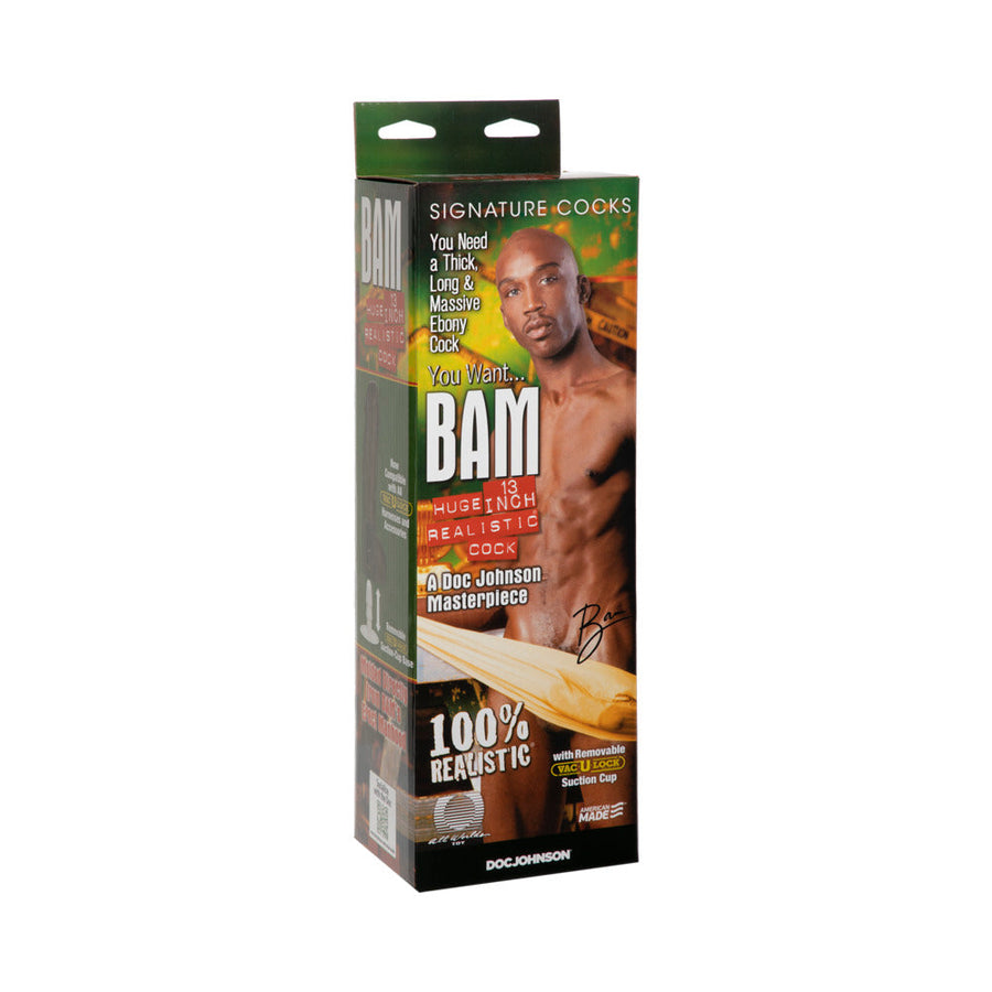 Bam R5 - Realistic Cock 13in - Headshop.com