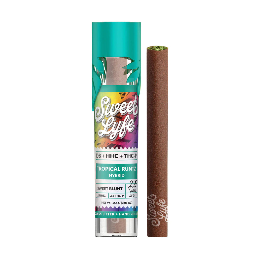Sweet Blunt D8, HHC, THC-P - Tropical Runtz (Hybrid) - Headshop.com