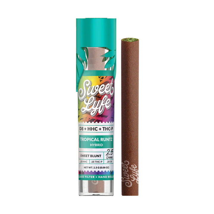 Sweet Blunt D8, HHC, THC-P - Tropical Runtz (Hybrid) - Headshop.com