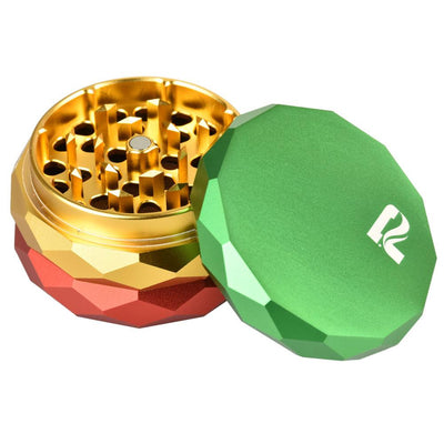 Pulsar Diamond Faceted Aluminum Herb Grinder - Headshop.com