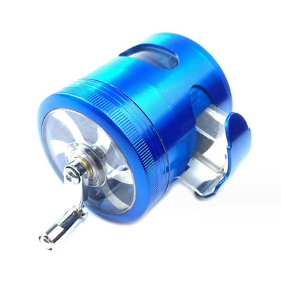 Cloud 8  Hand Crank Grinder with Chamber Window, Collection Drawer 2.5 4 Piece - Headshop.com