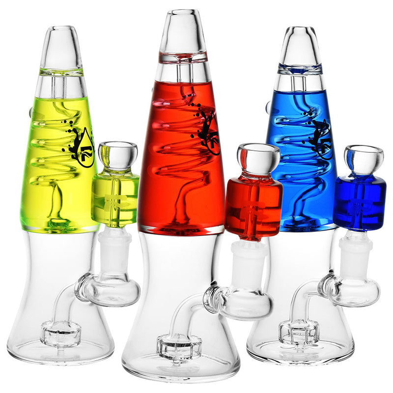 Pulsar Chronic Coil Glycerin Water Pipe -8"/14mm F/Clrs Vary - Headshop.com