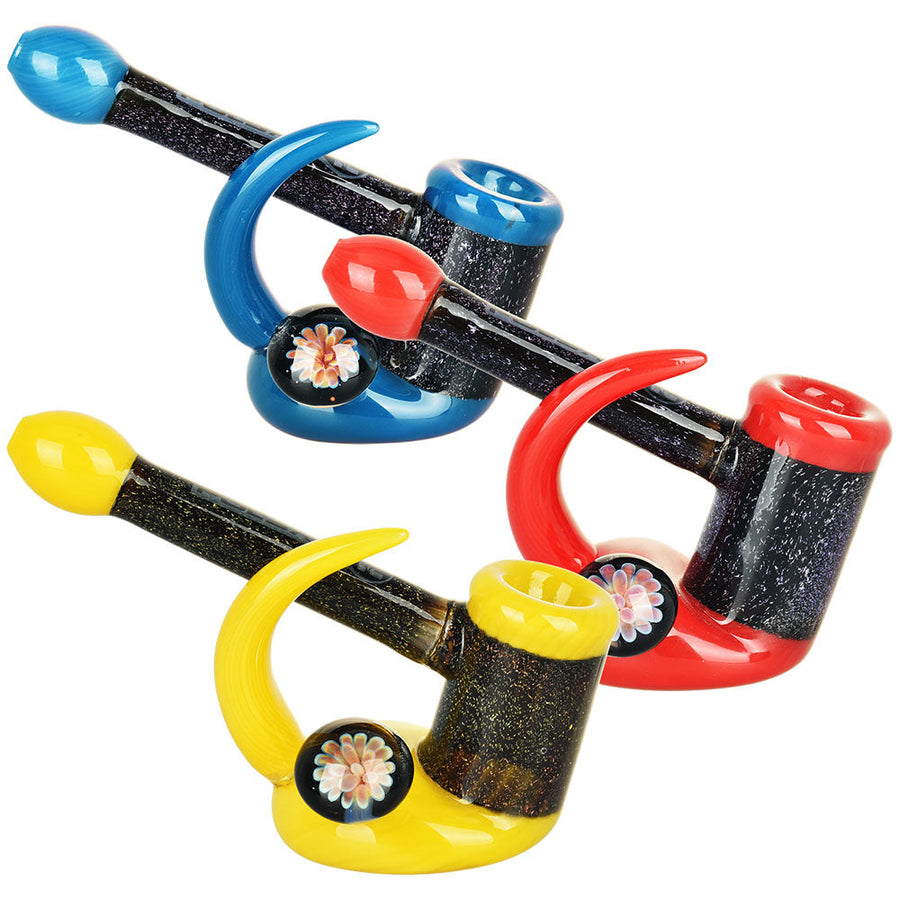 Pulsar Emergent Flower Bubbler Pipe - 5"/Clrs Vry - Headshop.com