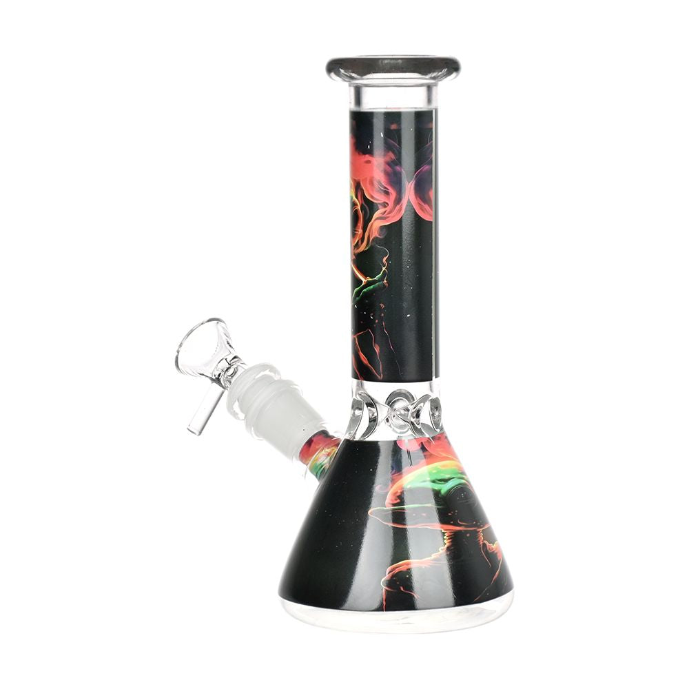 Alien Glass Beaker Water Pipe Smoking Set - 7.75" / 14mm F - Headshop.com