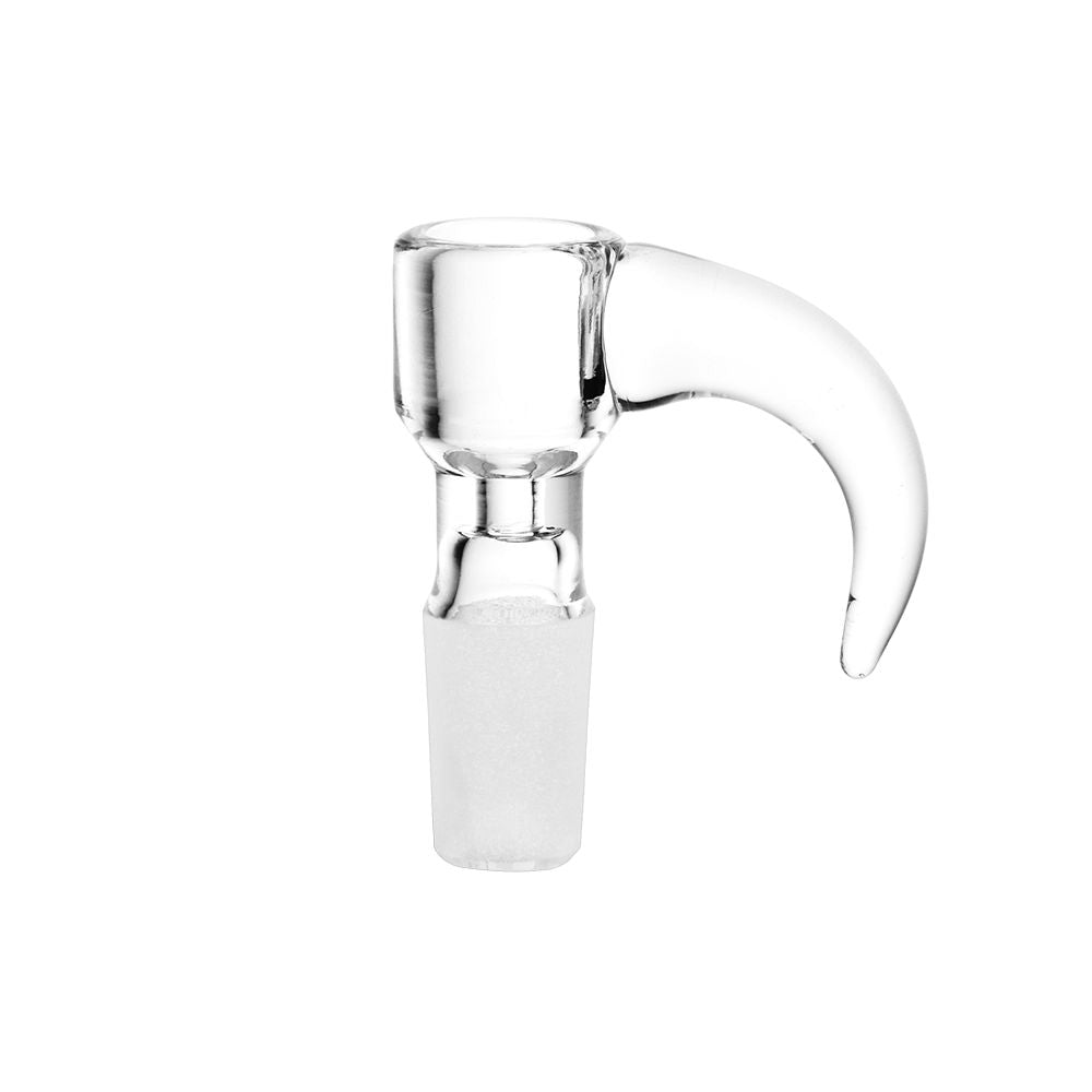 Horned Glass Herb Slide - 14mm M / Clear / 10ct - Headshop.com