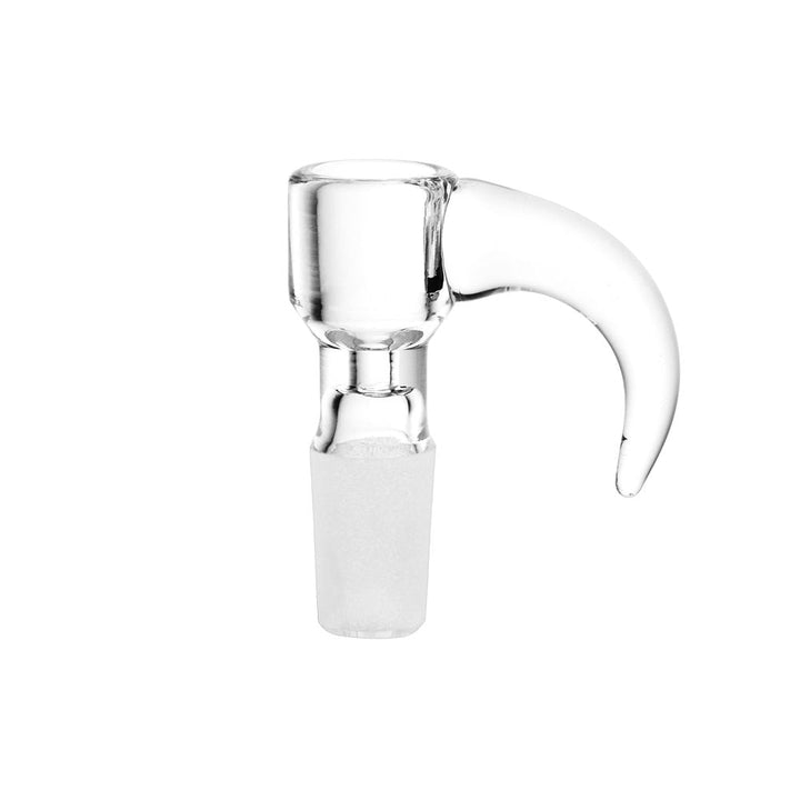 Horned Glass Herb Slide - 14mm M / Clear / 10ct - Headshop.com