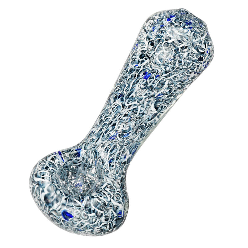 Tangled Roots Inside Out Glass Spoon Pipe - 4" / Colors Vary - Headshop.com