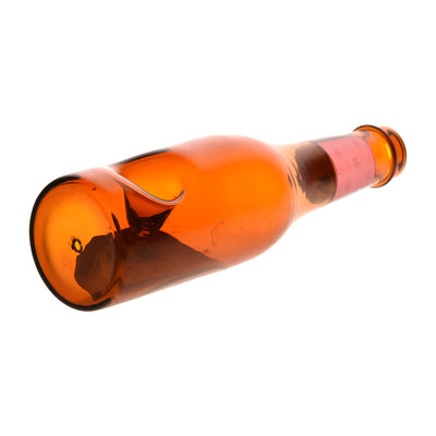 Dabtized Beer Burner Glass Hand Pipe - 5.5" / Designs Vary - Headshop.com