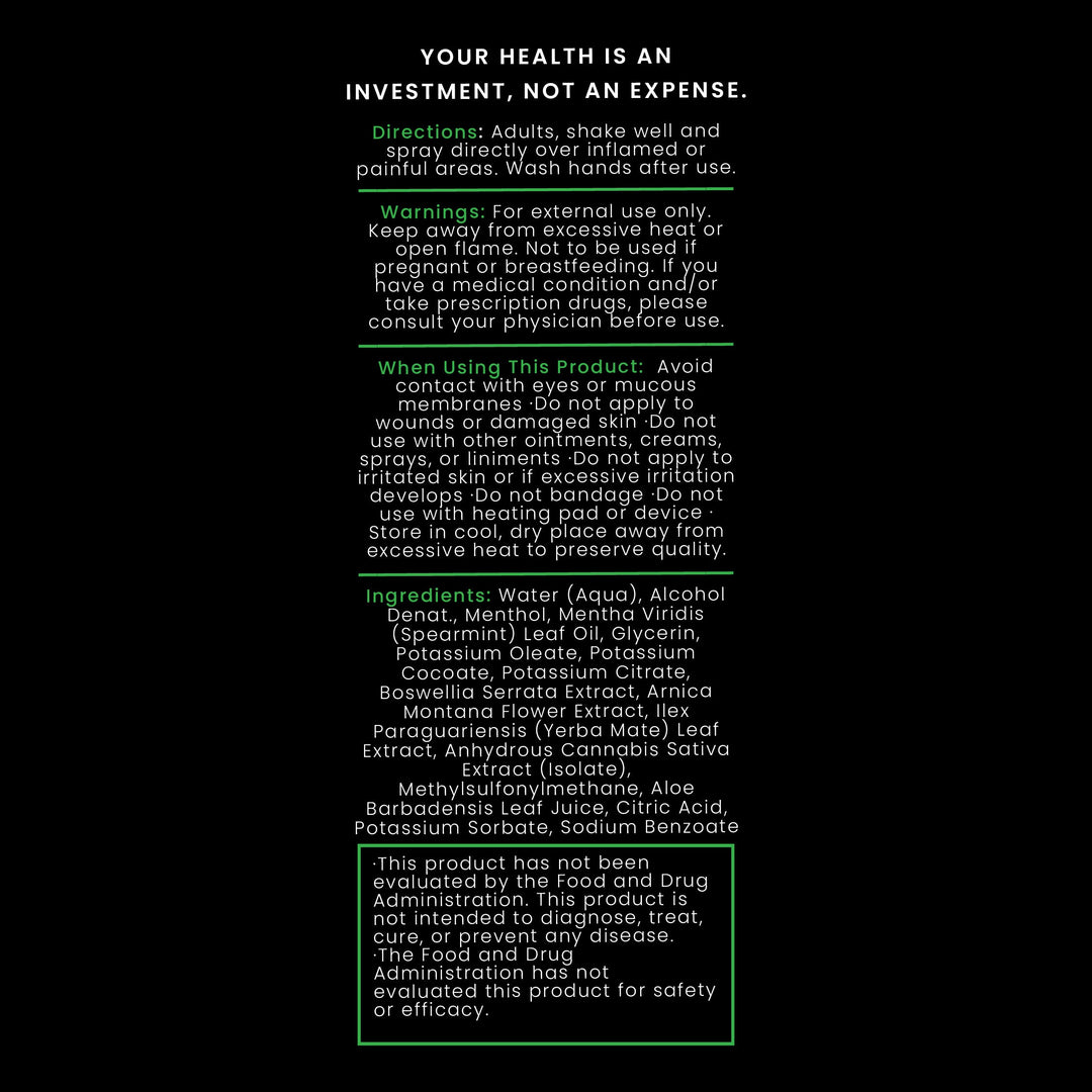 FlexCBD | Travel Athletic CBD Spray - Headshop.com
