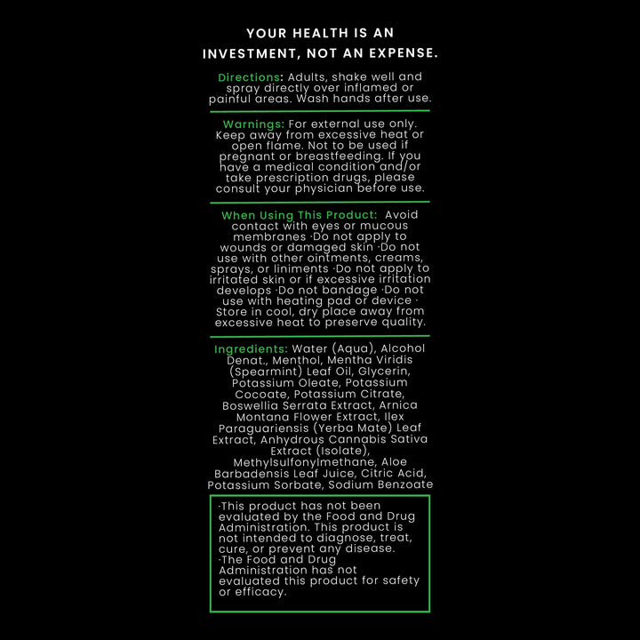 FlexCBD | Travel Athletic CBD Spray - Headshop.com